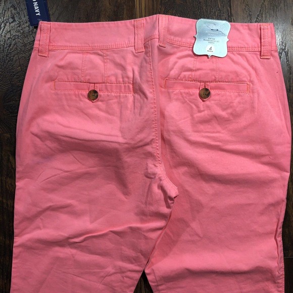 OLD NAVY Boyfriend Skinny Pink Pants Jeans Womens Sz 4 Denim NWT New With Tags - Picture 8 of 11